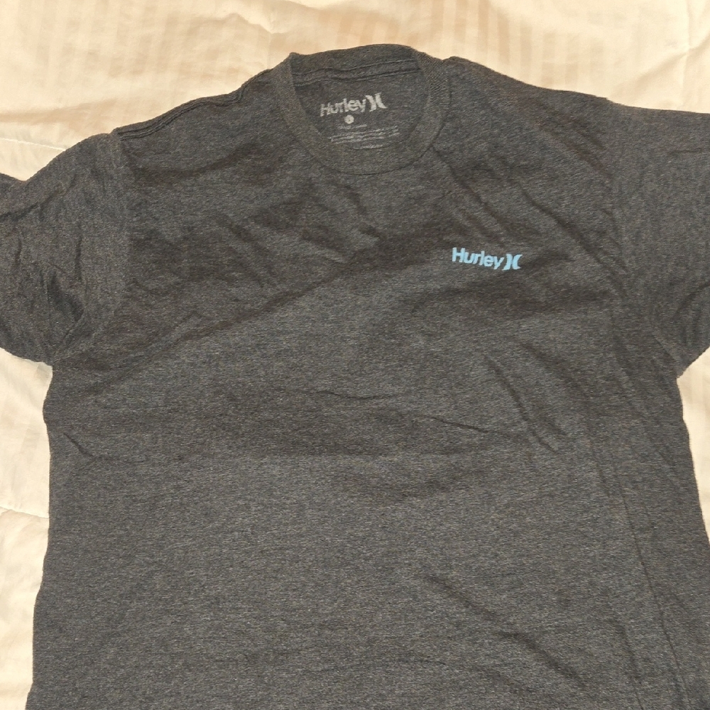 Hurley Charcoal Gray Short Sleeve Tee